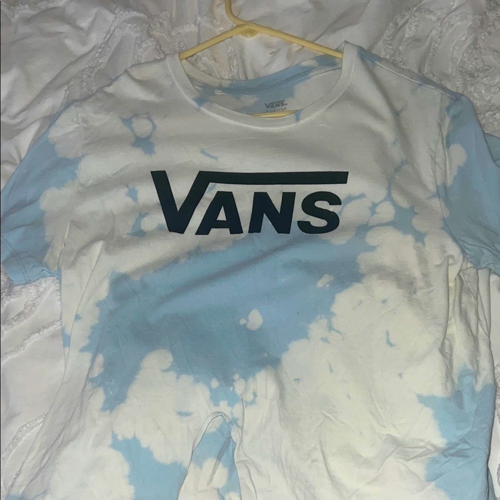 Vans Sky Blue and White Tie-Dye Tee